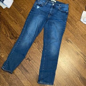 GAP real straight jeans